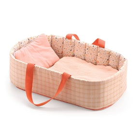 Dukkelift til Djecos dukker - DJ07844 - Bassinet Pink Lines.