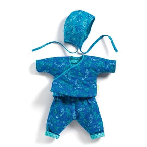 Dukketøj til Djecos dukker - DJ07753 - Outfit Mikado Petit Pan.