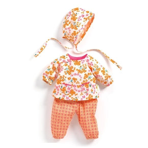 Dukketøj til Djecos dukker - DJ07754 - Outfit Hanako Petit Pan.