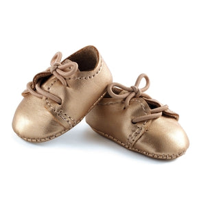 Dukkesko til Djecos dukker - DJ07887 - Golden shoes.