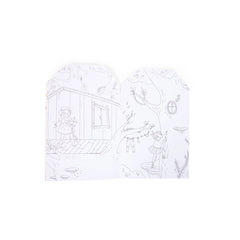 Malebog med 145 stickers fra Moulin Roty - 642576.