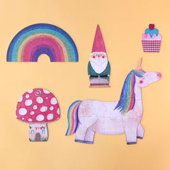 Puslespil fra Londji - Happy Birthday Unicorn.