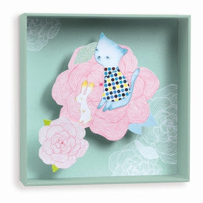 Billede med 3D effekt fra Djeco - DD04934 Choux & Fleur.