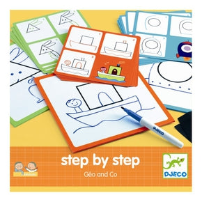 Step by step fra Djeco - DJ08322 - Geo & Co.
