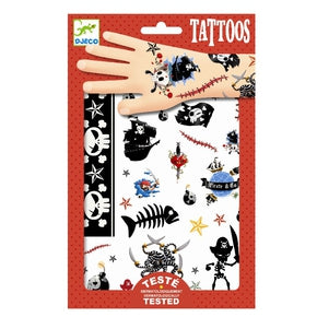 Tatoveringer fra Djeco - DJ09584 Pirates.