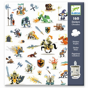 Stickers fra Djeco - DJ08886 - Chevaliers.