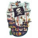 Puslespil med 36 brikker fra Djeco - DJ07129 - The Pirate Ship.