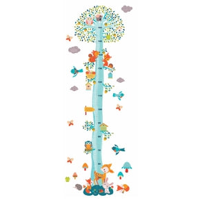 Wallsticker som højdemåler fra Djeco - DD04039 - Friends of the woods.
