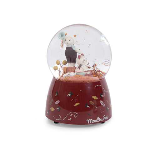 Snekugle med musik fra Moulin Roty.