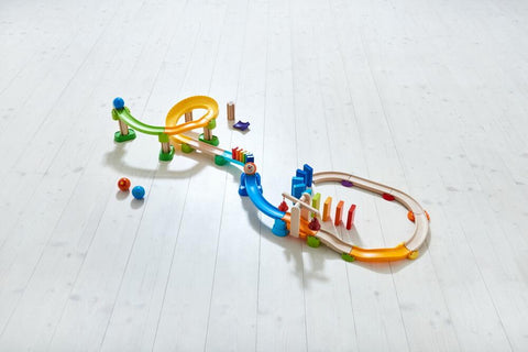 Kuglebane fra Haba - HA305347 - Ball Track Kringel Domino.