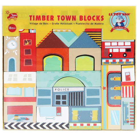 Byggesæt fra Le Toy Van - Timber Town.