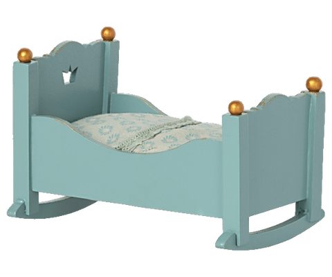 Vugge fra Maileg - 11-2000-01 - Cradle, Baby Mouse - Blue