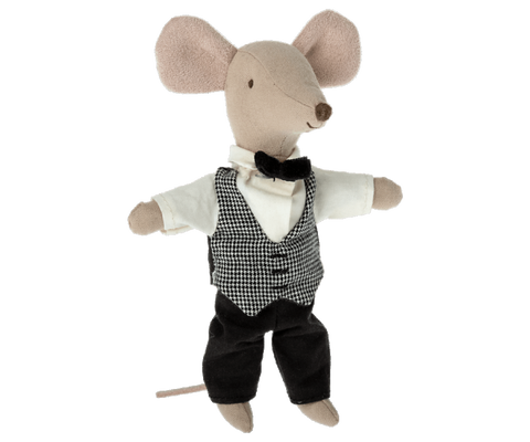 Tjenermus fra Maileg - 17-2201-00 - Waiter Mouse.