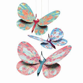 Sommerfugle fra Djeco - DD04957 Papillons paillettes.