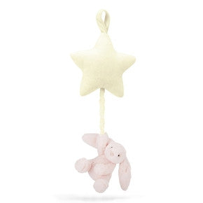 Spilledåse fra Jellycat - BAMS4BP bashful bunny star musical pull.