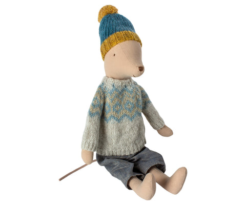 Winter mouse, medium boy  -  16-9783-00  mus fra Maileg.